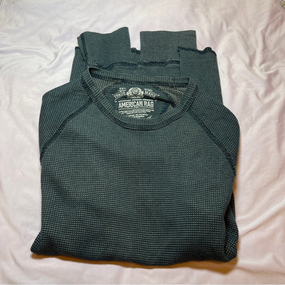 American Rag Raglan Sleeve Sweater Size Small Cotton Gray Color - Picture 13 of 15